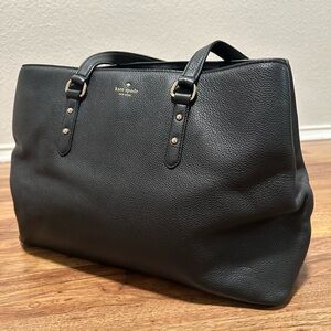 Kate Spade Black Pebbled Leather Handbag